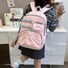 Schoolbag Sense of Value Polka Dot Bow Backpack Girl Japanese Junior High School Student Schoolbag Female College Student Travel Backpack
