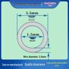 First Order Discount: 2.0mm Wire Rubber-Silicone O-Ring Seal, 5-140mm Outer Diameter, Waterproof