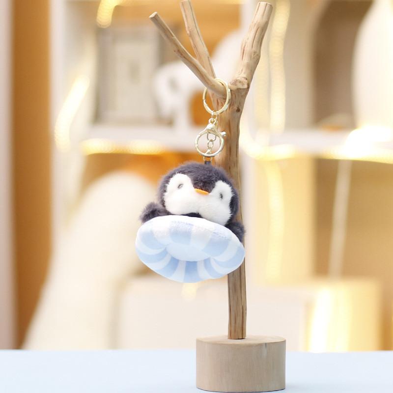 

Плюшевая игрушка «Морское животное» с плавательным кругом, брелок-пингвин для подарка детям и украшения сумки Penguin