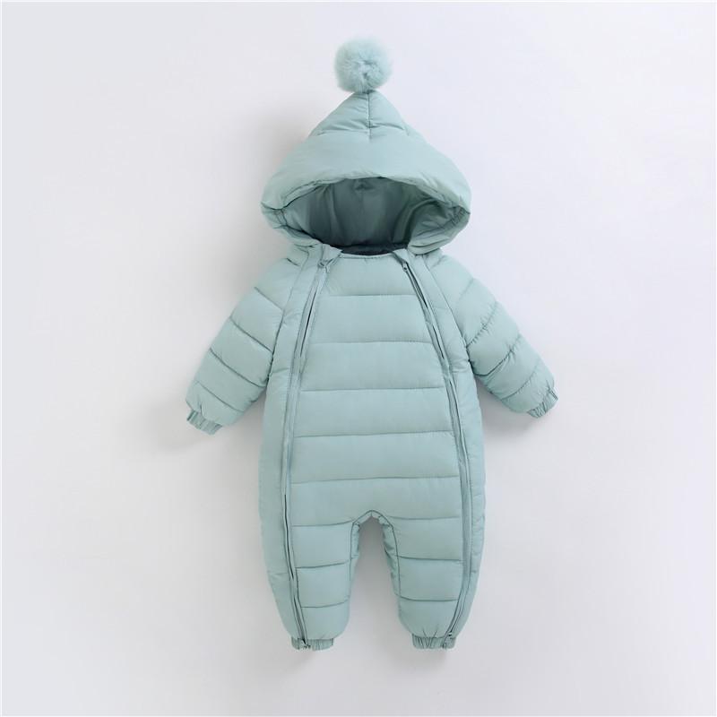Baby Fashionable Versatile Padded Lined Onesie Down Jacket Cotton Cozy Thickened -Windproof High Quality Lightweight Warm Outdoor Indoor Cute Jacket