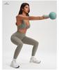 European & American V-neck Halter Backless Wire-free Sports Bra YG-1005