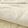 Autumn Winter Long Hair Solid Color Sofa Mat Home Living Room Decoration Anti Slip Backrest Towel Soft Thick Dust-proof High-end Striped Sofa Cover
