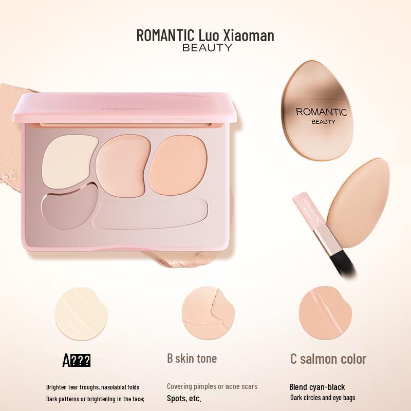 Luo Xiaoman Three-Color Concealer Palette