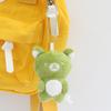 Rainbow Mini Rilakkuma Plush Keychain Soft Bear Doll Cute Macaron Color Cartoon Bag Charm Kawaii Daily Backpack Decor Toy