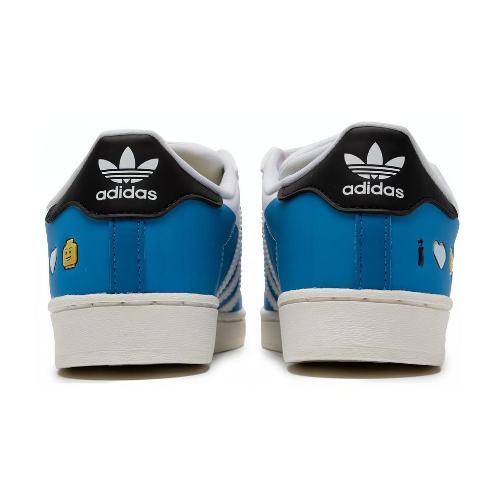 (PS) Adidas Superstar X LEGO Shoes 'White Bright Blue' Kids' IF2911