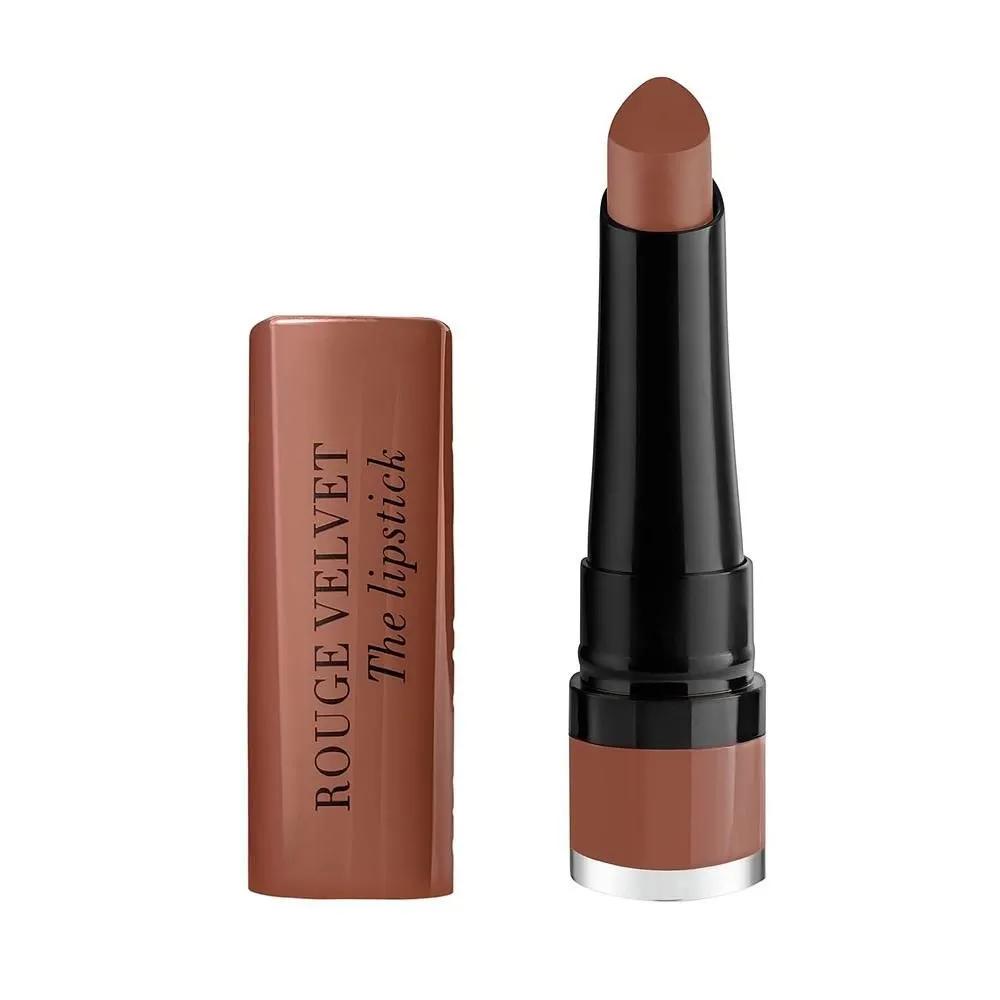 Bourjois Rouge Velvet Lipstick 1 Pack 22 Mocha de l Eau Bourjois Rouge Velvet The Lipstick - Bullet Lipstick