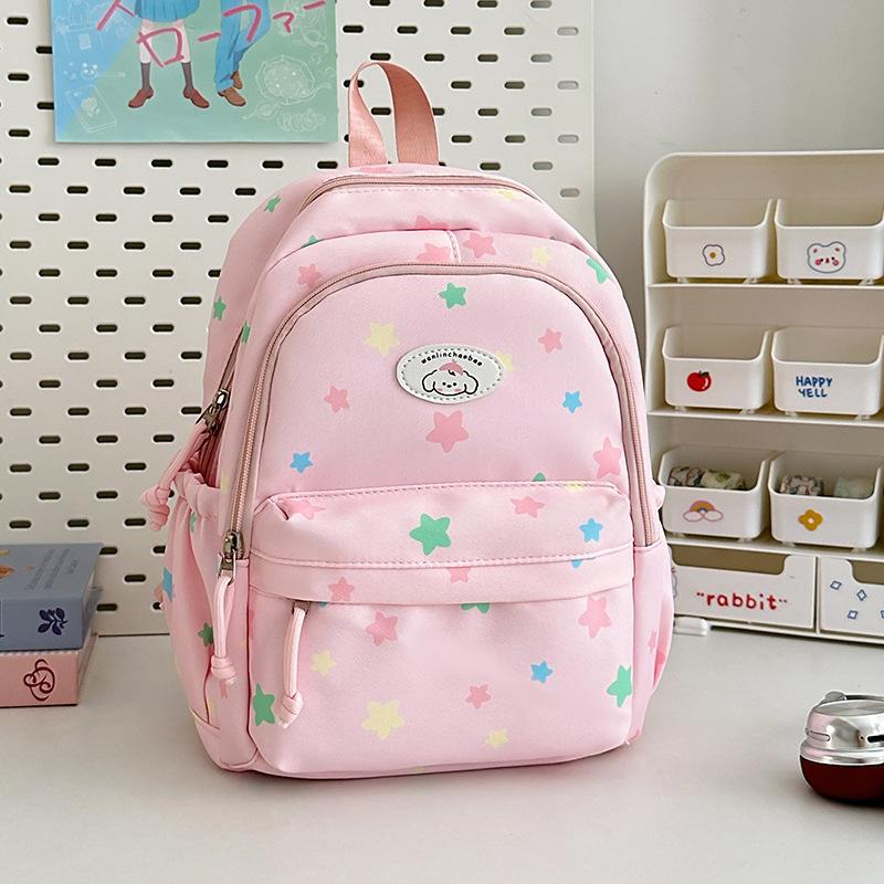 School Bag New High-value College Style Fresh and Sweet Cute Star Backpack Junior High School Students Lightweight Large-capacity Backpack