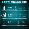 YPBDAN Gaming Wireless Connection with Stereo Enhanced Noise 60H Continuous Compatible with and Xbox Headset, 2.4G/Bluetooth 5.3/Wired 3-Way Mic,