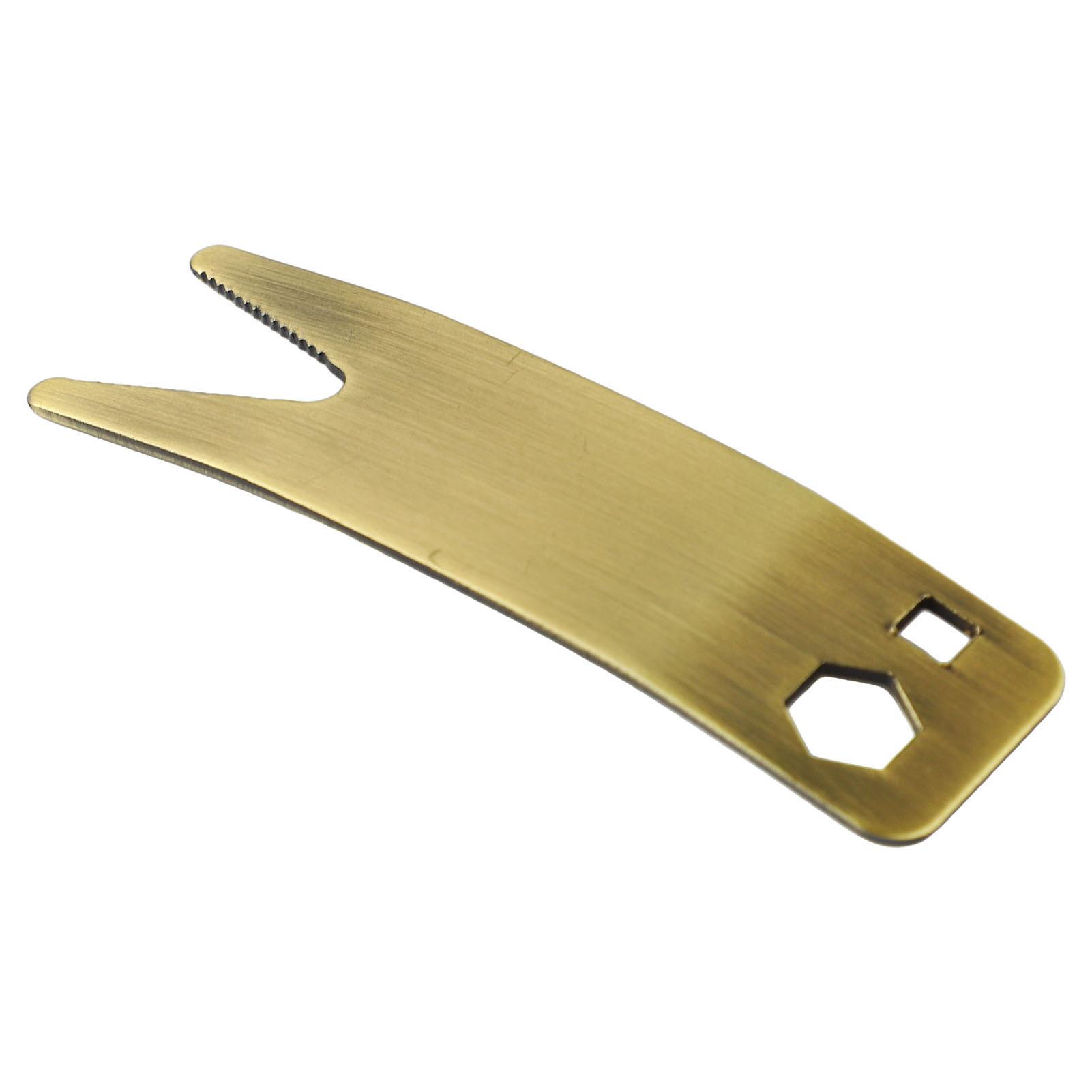 Guitar Bass Multi Tool Spanner Multifunctional Bass Multi Tool Wrench for Knob Maintenance 10cm
