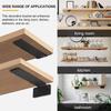 Wall Shelf Bracket Suspended Tripod Shelf Support Hidden Wall Fixed Partition Storage Rack Shelves Angle Bracket Thicken