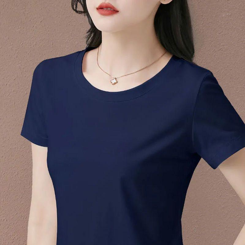 

Высококачественная минималистичная футболка с круглым вырезом и коротким рукавом, однотонная Royal Blue 3XL