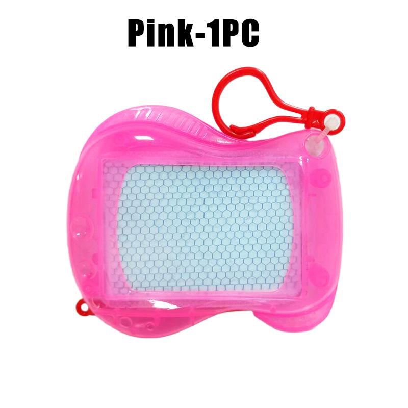 

Детская магнитная доска для рисования, брелок, портативный ЖК-планшет для письма, мини-блокнот для рисования, дорожная игрушка, образовательный стираемый подарок