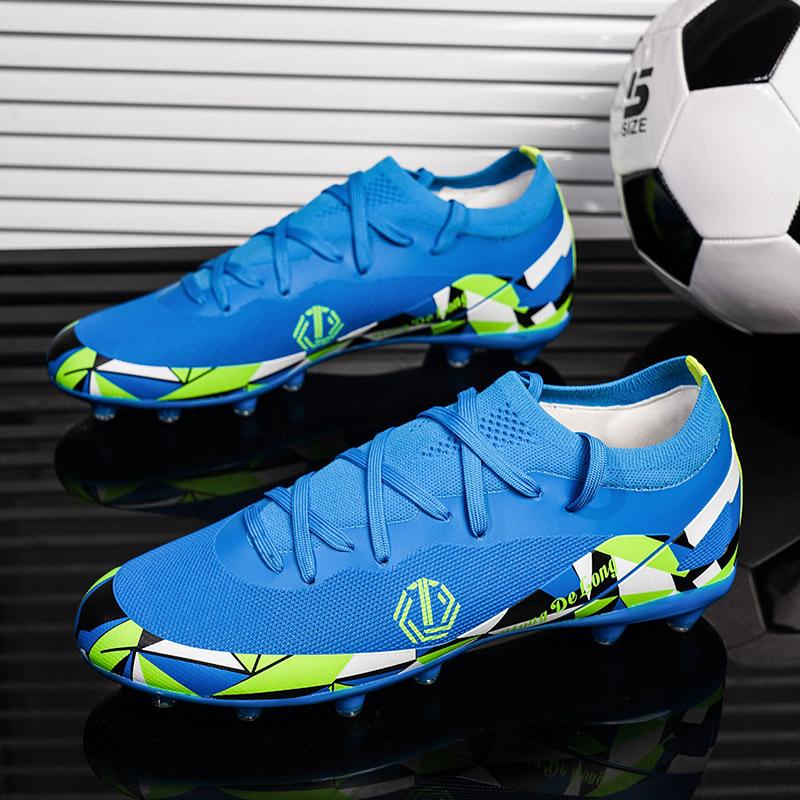 A 2025 New Low-top Football Shoe Student Youth Adult AG Spike Grass Training Shoes Men