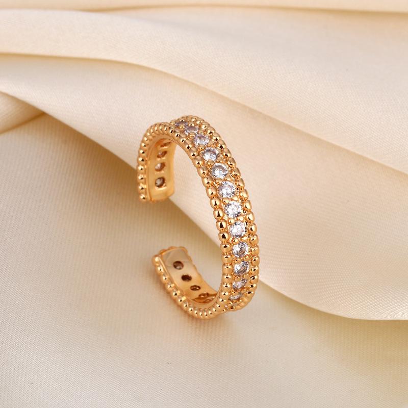 Full Diamond Open Ring Wind Ring