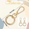 Metal Rotating Buckle Keychain with Swivel Snap Hooks, Perfect for Projects, Bag Decorations, And Charms