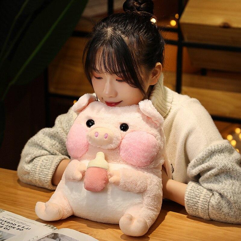 Cartoon Plüsch Rosa Schwein Handwärmer & Rucksack & Warme Füße Puppen Gefüllte Weiche Schöne Schwein Kissen Baby Schönes Geburtstagsgeschenk