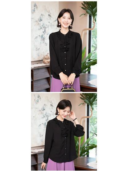 YUN Women's Autumn Long-Sleeve Professional Shirt