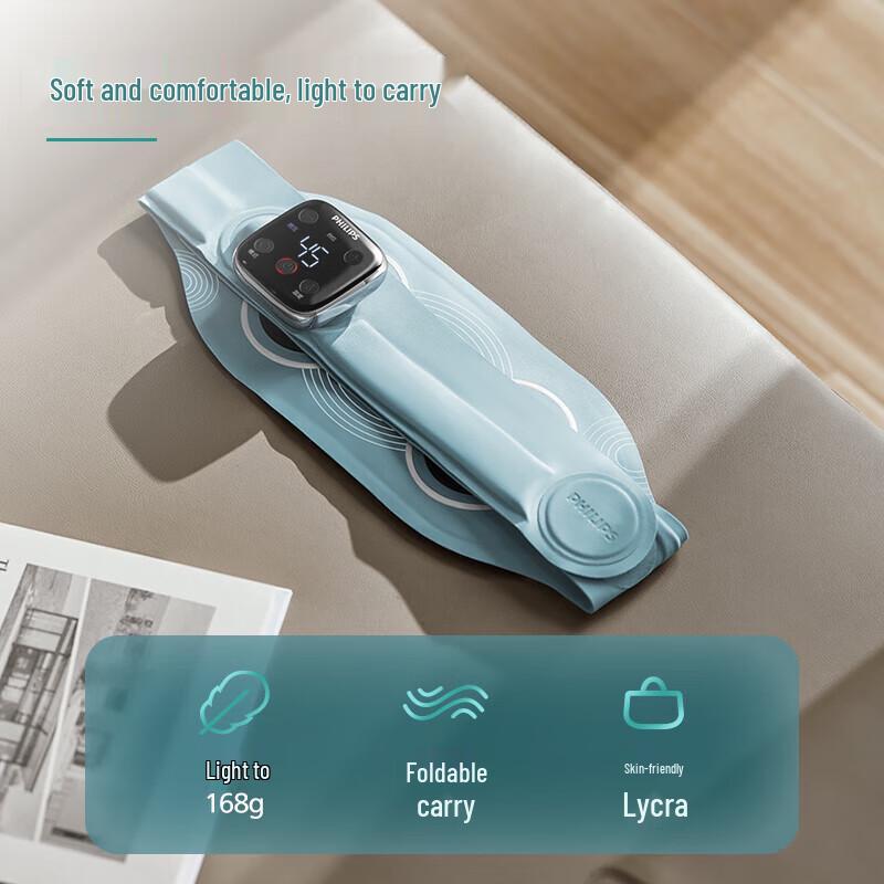 Philips PPM3302B Wireless Foldable Heated Waist Massager