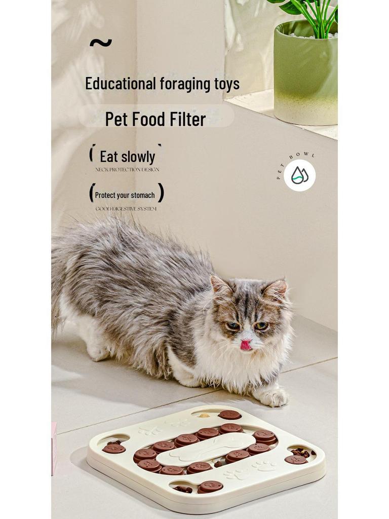 Interactive Dog Training & Anti-Choking Slow Feeder Bowl - Pet Boredom Relief Toy