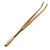 Messing Tee Clip Metall Toast Tong Reinem Kupfer Toaster Bagel Speck Pinzette Zucker Eis Tee Tong Teegeschirr Küche Zubehör Werkzeug NEUE