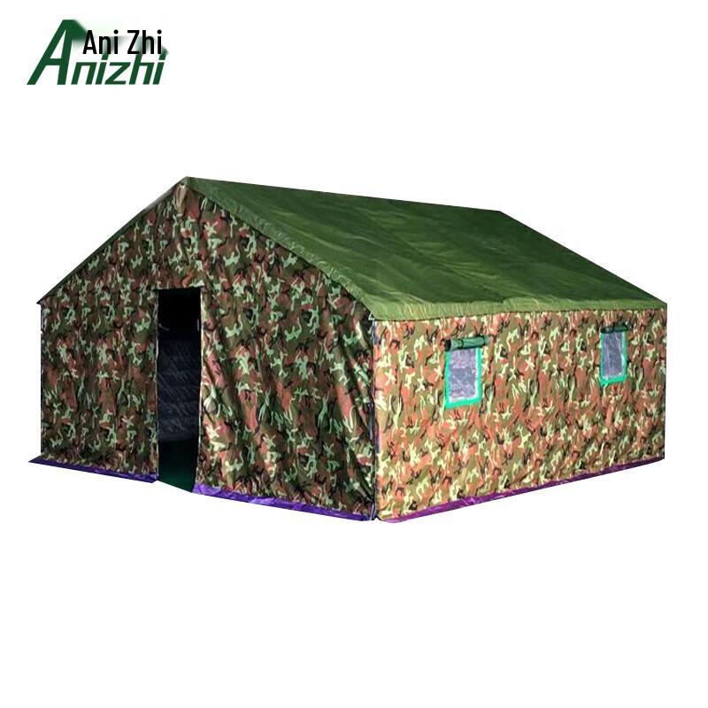 AniZhi Heavy-Duty 3-Layer Cold-Proof Canvas Tent