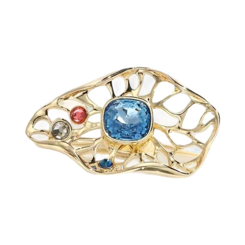 

Delicate Magnetic Pin Brooch Slip Resistant Magnetic Jewelry Piece Sophisticated Embellishment For Long Time Wear синій
