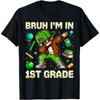 Bruh I'm In 1st Grade Dabbing Boys Gamer 7 Yrs Old T-Shirt