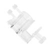 High Transparent Acrylic In and Out Water Pipe Fixation Clamp Single Hole for Fish Tank