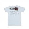 AC/DC Womens/Ladies Black Outline Logo Cotton Boyfriend T-Shirt