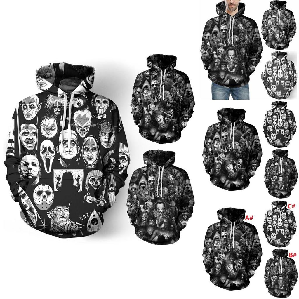 Vibrant 3d Print Skull Hooded Sweatshirt For Men And Women With Soft Breathable Material