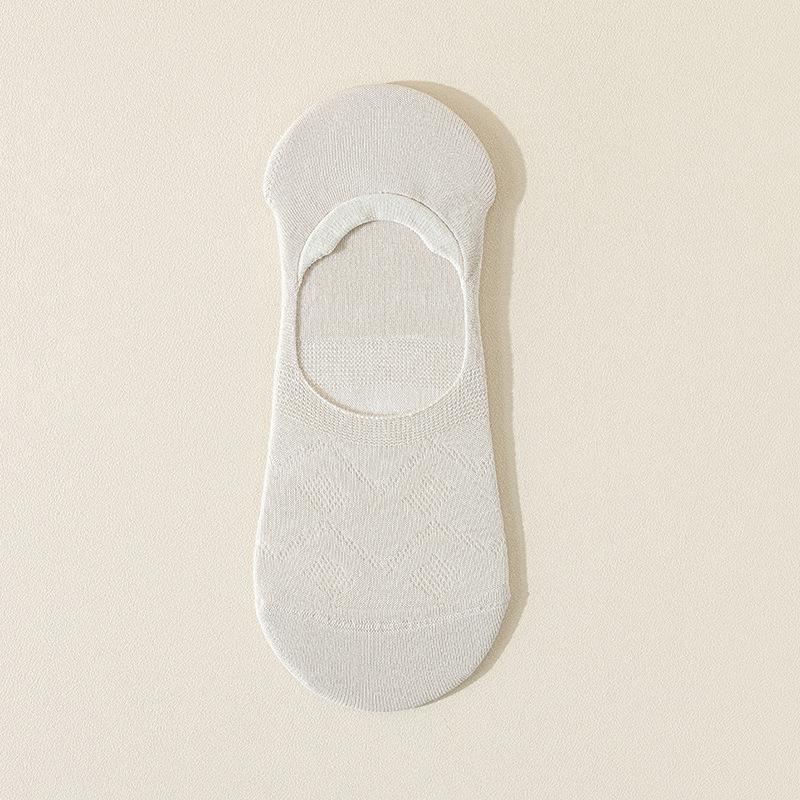 Female Summer Shallow Mouth Mesh Breathable Invisible Non Slip Non Drop with Boneless Breathable Boat Socks