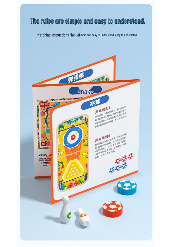 Father-Son Chess and Bowling Battle: Interactive Educational Board Game for Kids