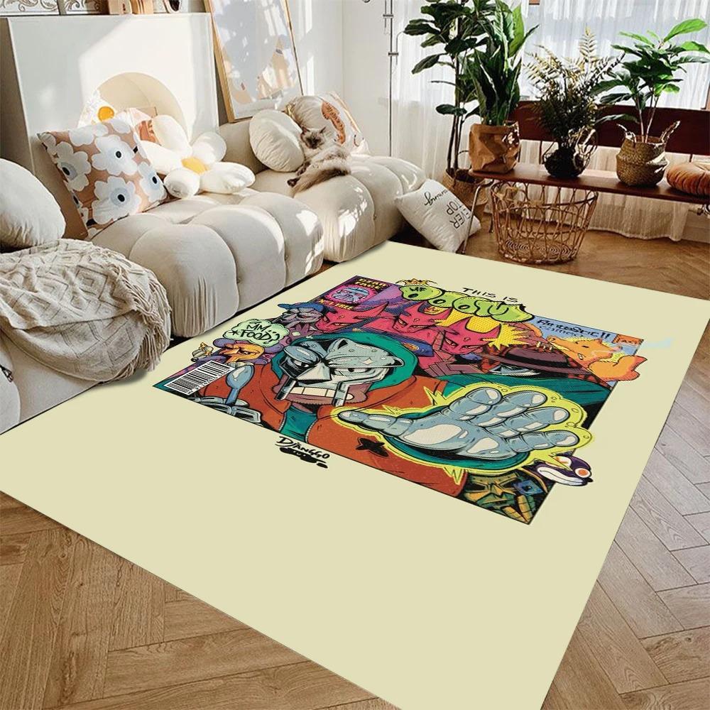 

Doom Album Cover Rug, Hip-Hop Album Cover Decoration MF DOOM Hip-hop Band Music Decorative Rug Modern Home Popular Carpet 40x60cm