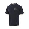 Round Neck Sports Casual Short Sleeve T-Shirt Men Tops Black A66BY-433