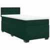 Maison Exclusive - Sommier à lattes de lit avec matelas Vert foncé 90x200 cm