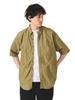 Beams Men's Water-Repellent Active Shirt, Olive, Size M