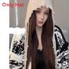 Floral Knit Beanie Hat For Women With Ear Protection And Cozy Warmth For Autumn Winter Seasons