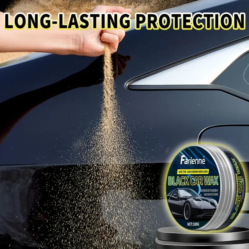 Premium car wax - Provides deep shine,removes scratches and offers long-lasting protection for black cars,easy to use