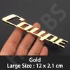 3D Metal Car Stickers Emblem Rear Trunk Decal Door Window Body Badge