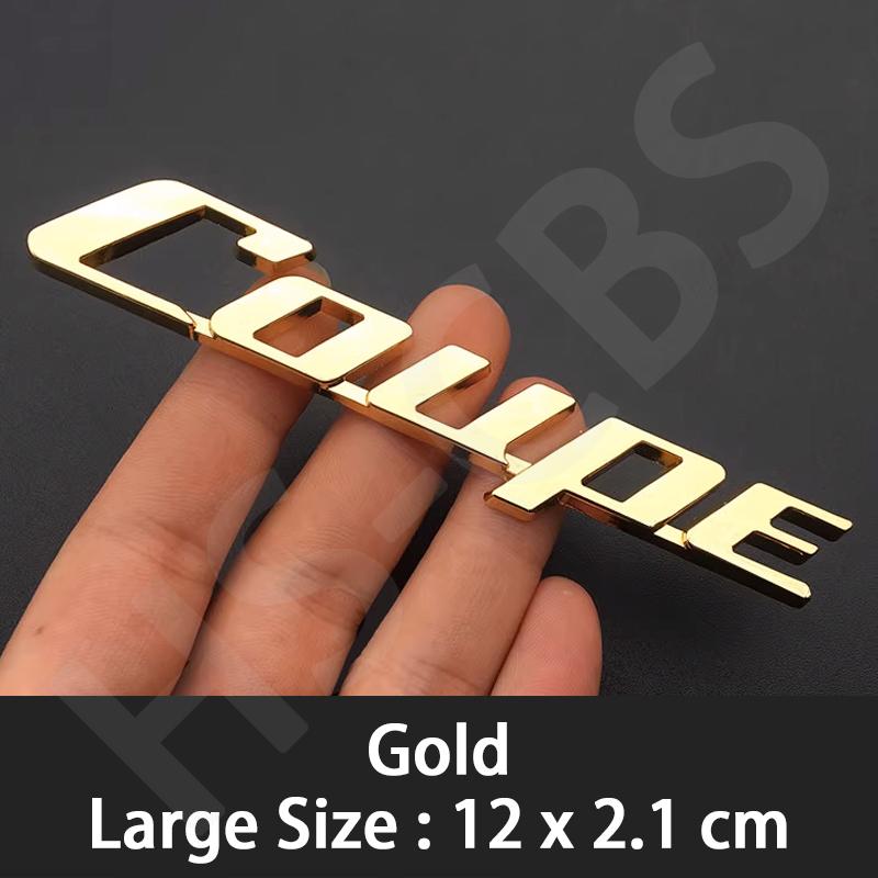 3D Metal Car Stickers Emblem Rear Trunk Decal Door Window Body Badge