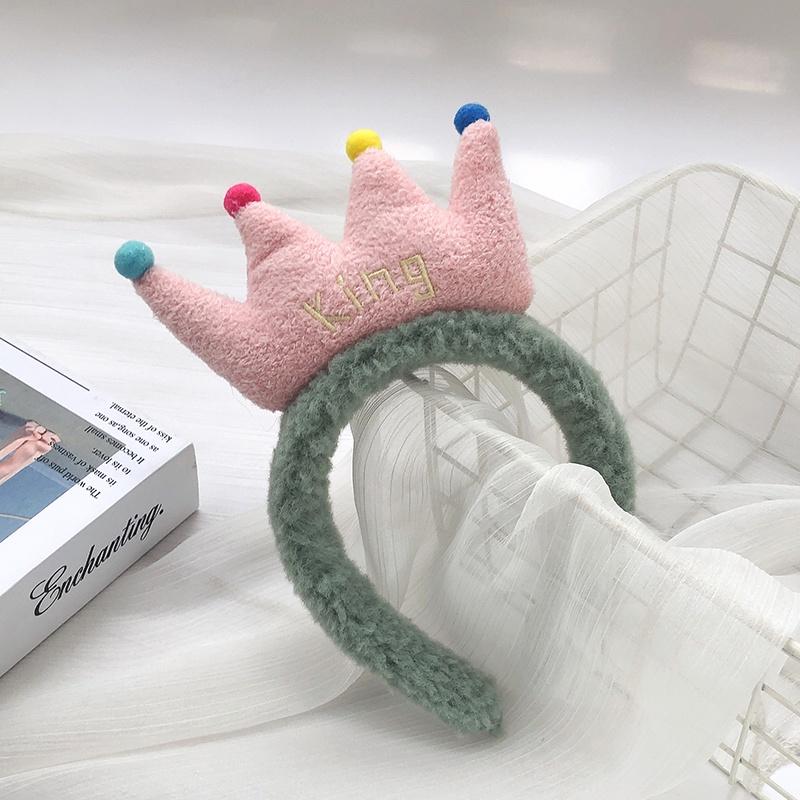 New Women Fashion Plush Hair Bands Headdress Headband Girls Hairband Hair Hoop Cute Face Wash Hair Accessories Headwear