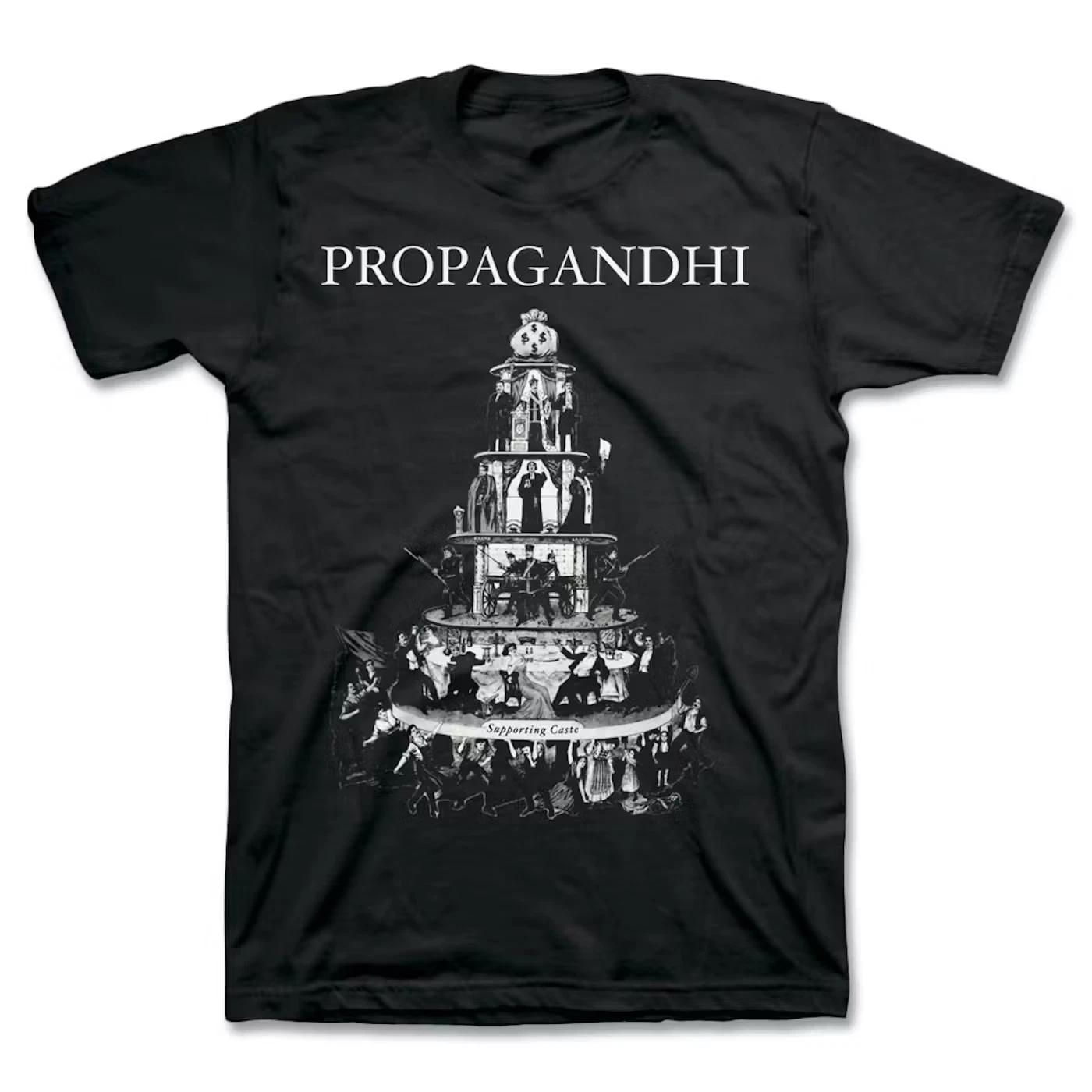 Vtg Propagandhi Band Album T Shirt Heavy Cotton Black S-5XL Unisex L