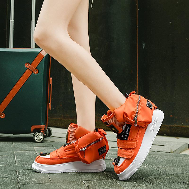 Fashion 2024 Four Season New High top Casual Breathable Hollow Board Shoes Men's Sports Skateboarding Shoes  Fashion  Vulcanized Shoes