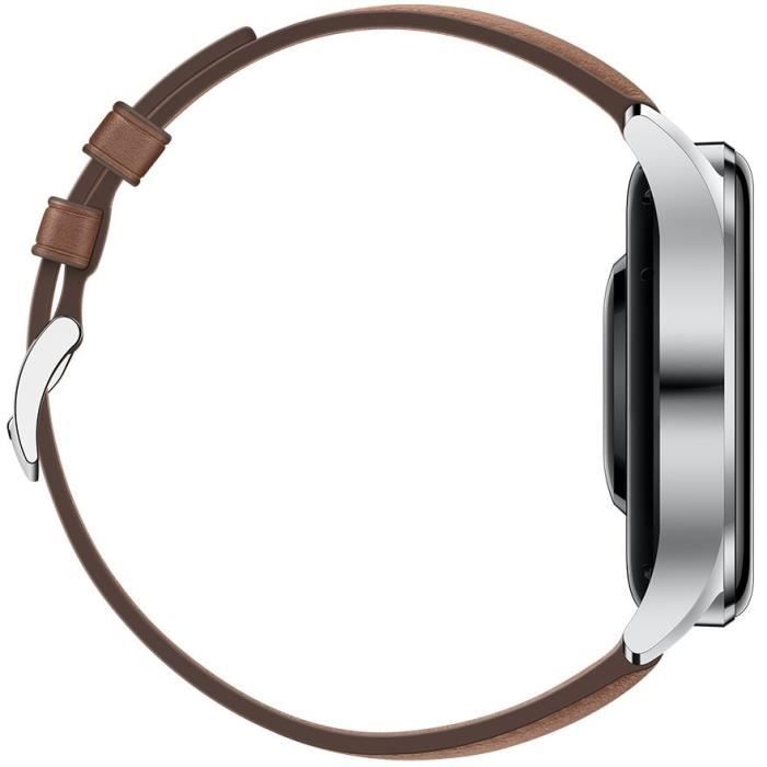 Huawei watch 3 classic brown - montre connectée - bracelet en cuir marron - ecran tactile 1.43" - bluetooth 5.2 - résistance 5atm