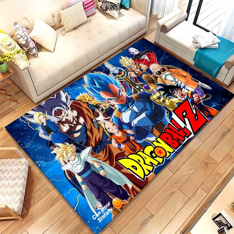 

Anime D-Dragon Ball Game Cartoon Living Room Non-Slip Area Rug Soft Carpet for Bedroom Kids Playroom Sofa,Home Decor Doormat 40x60cm