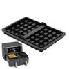 Waffle Maker Mold Air Fryer Silicone Baking Tray Non-Stick Cookie Tray Waffle Making Mold For Cookie Cake Dessert Pancake