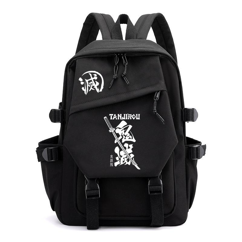 Japan Cartoon Comics Demon Slayer Instagram Backpack, Japanese Retro Style, Large Capacity Student Backpack 0016 KTB