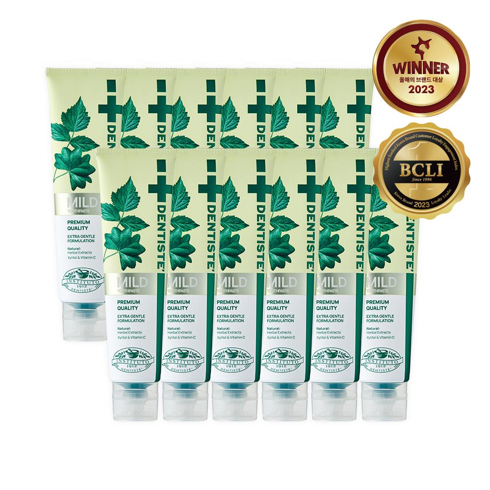 Dentiste' Mild Nighttime Toothpaste 160g, 2 types (4 packs/12 packs), choose 1