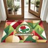 Blackburn Rovers Football Design Crystal Velvet Rug Soft Decorative Mat for Bedroom Entrance