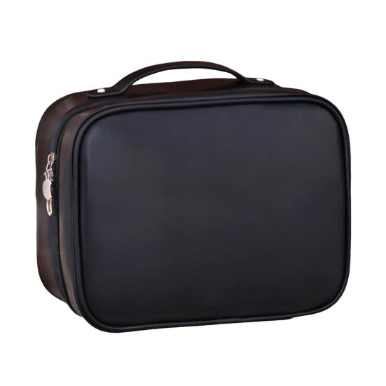 Travel Makeup Bag Portable Open Flat Toiletry Bag Waterproof Large Capacity Cosmetic Organizer for Women Business Trip Vacation Use